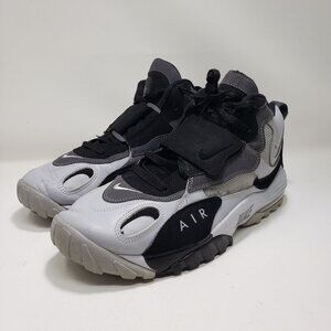 Nike Air Speed Turf Retro Riders Sneakers Gray/Black Leather Mesh Athletic Mens